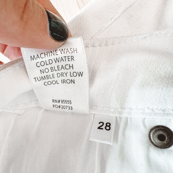 Pistola Jennifer Spring High Rise Skinny Ankle Denim Jeans‎ in Oslo White 28 - Picture 9 of 12